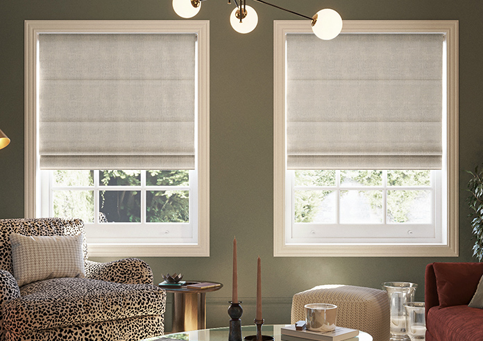Memphis, Latte - Twist&Fit Roman Blind - Image 3